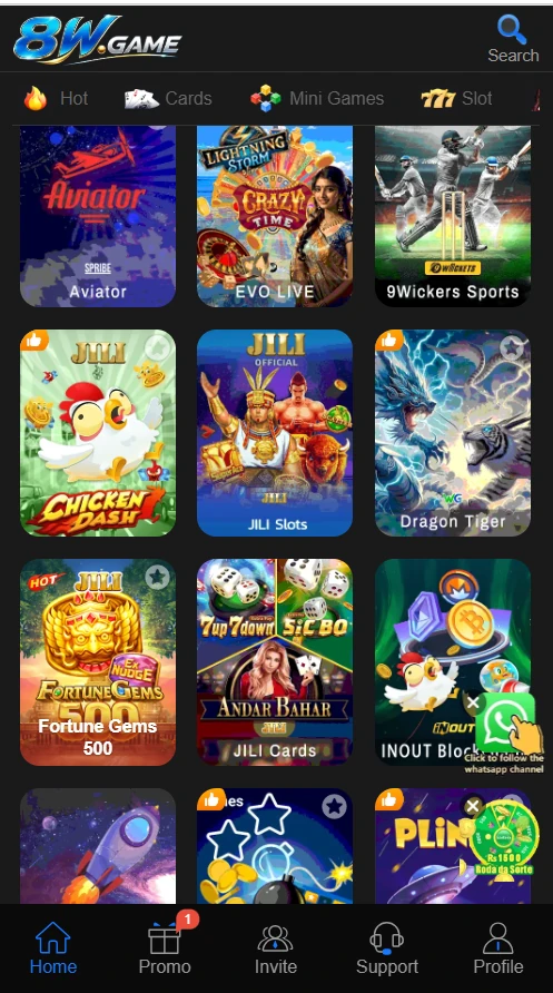 8w game casino home page login.